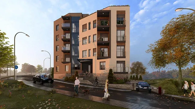 Apartmentkomplex mit Meerblick — Bečići — photo 12